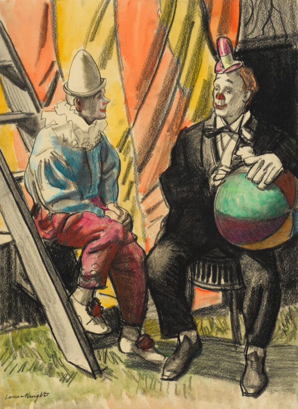 clowns with a ball
