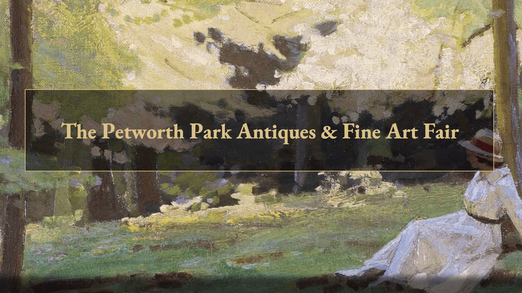The Petworth Park Antiques & Fine Art Fair event banner